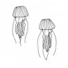 MEDUSE EN FIL DE FER