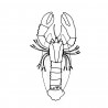 homard en fil de fer
