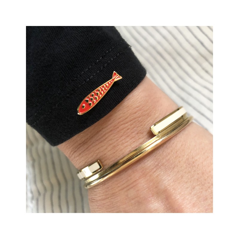 pin s sardine Monsieur Papier