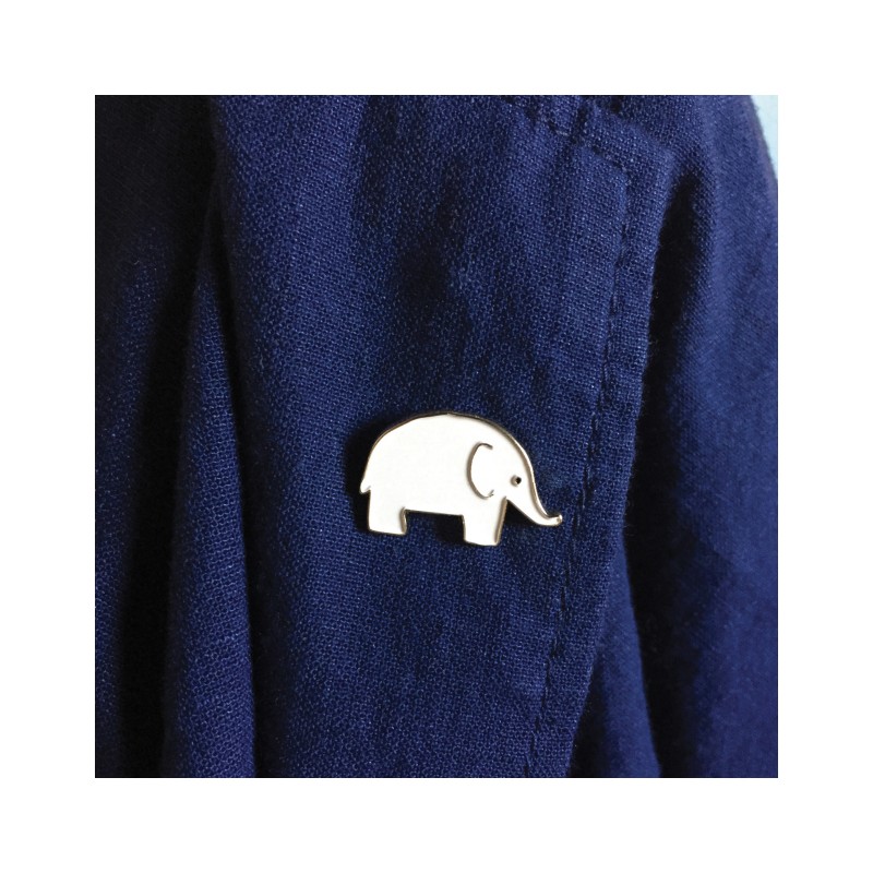 pin's elephanteau Monsieur Papier
