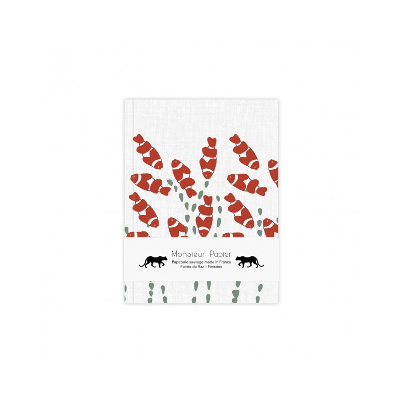 carnet Monsieur papier Poisson clown