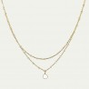 COLLIER JOE Topaze blanche