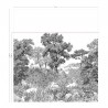 PANORAMIQUE Forêt (noir et blanc)