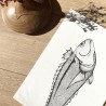 Illustration Poisson faite à la main - Marinette Décoration