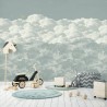 Papier peint panoramique - Ciel bleu étoilé