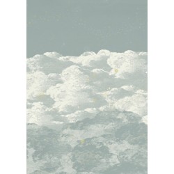 Papier peint panoramique - Ciel bleu étoilé