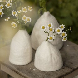 Trio caches-vases clochette - couleur naturel