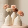 Trio caches-vases clochette - couleur naturel