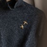 Pin's en laiton hirondelle - Poussière des rues