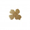 Pin's en laiton coquelicot - Poussière des rues