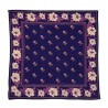 Foulard indien imprimé au block print de la marque Bonheur du Jour - 60x60cm