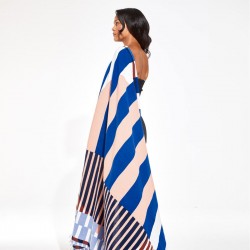 Drap de plage à motif Sol de couleur Bleu - Ma Poésie