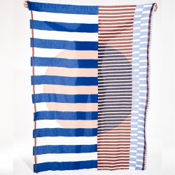 Drap de plage à motif Sol de couleur Bleu - Ma Poésie