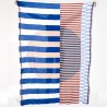 Drap de plage à motif Sol de couleur Bleu - Ma Poésie