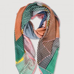 Foulard en laine, modèle Vibrant (multico) de la marque Ma Poésie