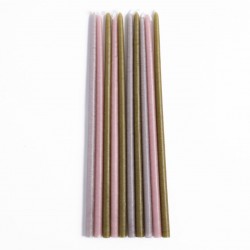 Lot de 20 bougies fines cierges de couleur Victoria Blossom - Maison Pechavy