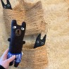 Ours en feutre, fabriqué au Népal, de la marque Aveva Design