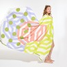 Drap de plage à motifs Bloom, couleur sun - Ma Poésie