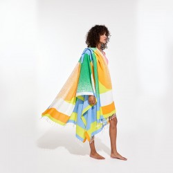 Drap de plage à motifs Sunrise, couleur sun - Ma Poésie