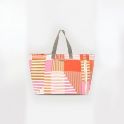 Sac Come à motifs riviera, de couleur blush - Ma Poésie