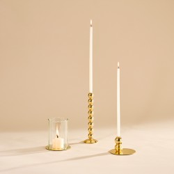 Petit modèle de photophore Cosmique, accompagné des bougeoirs Perles et Gemmes - Maison Pechavy