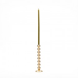 Bougeoir Perles en laiton massif - Maison Pechavy