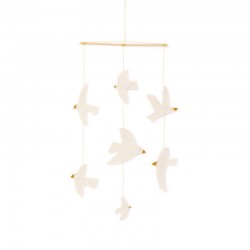Mobile Oiseaux en feutre de laine, de la marque Muskhane