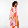 Drap de plage à motifs Riviera, couleur blush - Ma Poésie