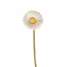 Tournesol XL blanc en feutre - Aveva Design - Fabriqué au Népal