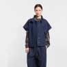 Veste oversize en jean bleu marine - Ma Poésie