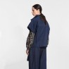 Veste oversize en jean bleu marine - Ma Poésie