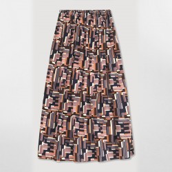 Jupe à motifs Oscar, de couleur rose - Ma Poésie