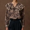 Blouse Nicole à volants, de la marque Louise Misha.