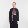 Lavallière à motifs Oscar, de couleur rose - Ma Poésie