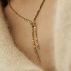 Collier noeuds -Modèle Etreinte de la marque BDM Studio