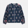Blouse Jane à motifs indiens bleu nuit - Louise Misha