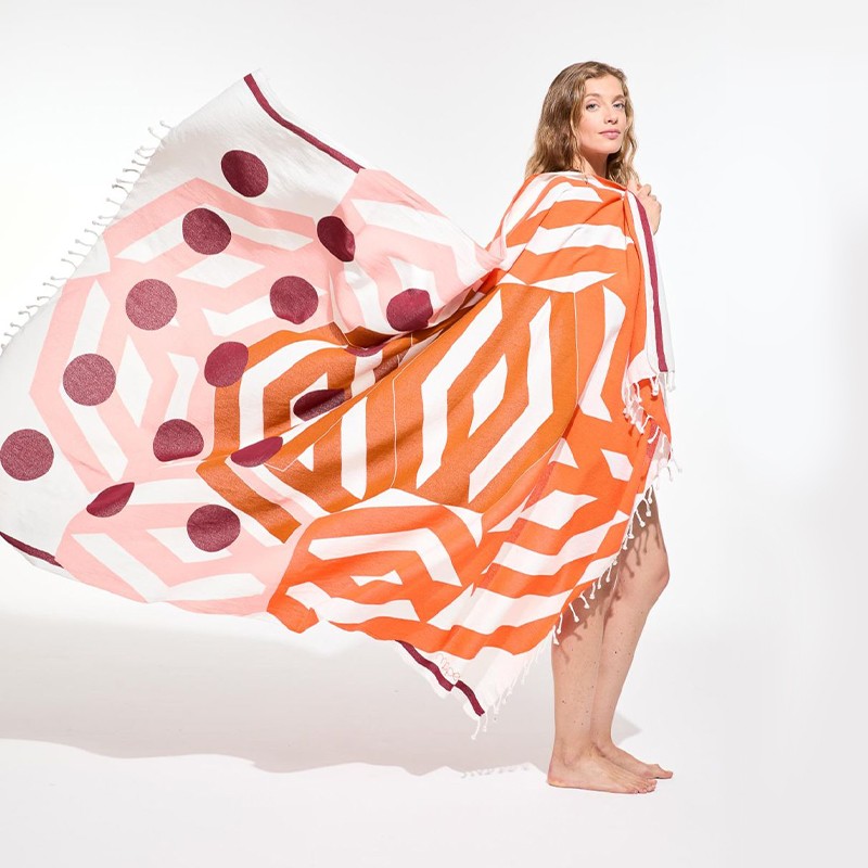 Draps de plage, linge de maison, serviettes...